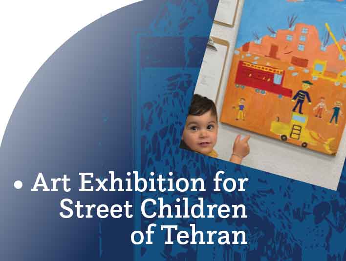 Art Exhibition for Street Children of Tehran