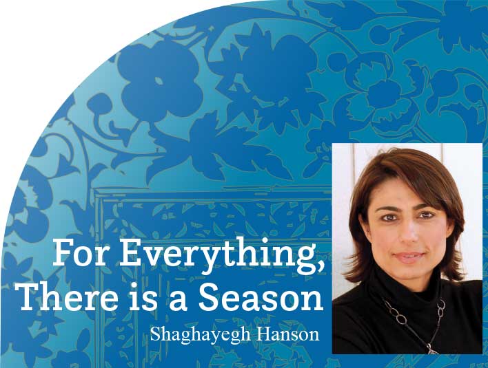 For Everything, There is a Season